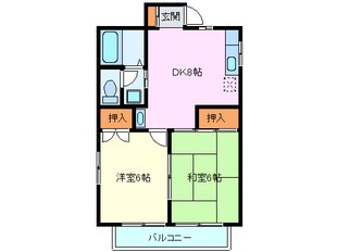 加藤ハイツ中の物件間取画像